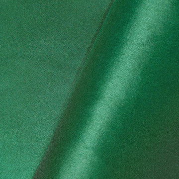 Peau De Soie Satin Fabric Matte 60 Inch 185 GSM Bridal Sewing Upholstery Polyester by The Yard - Hunter Green (10
