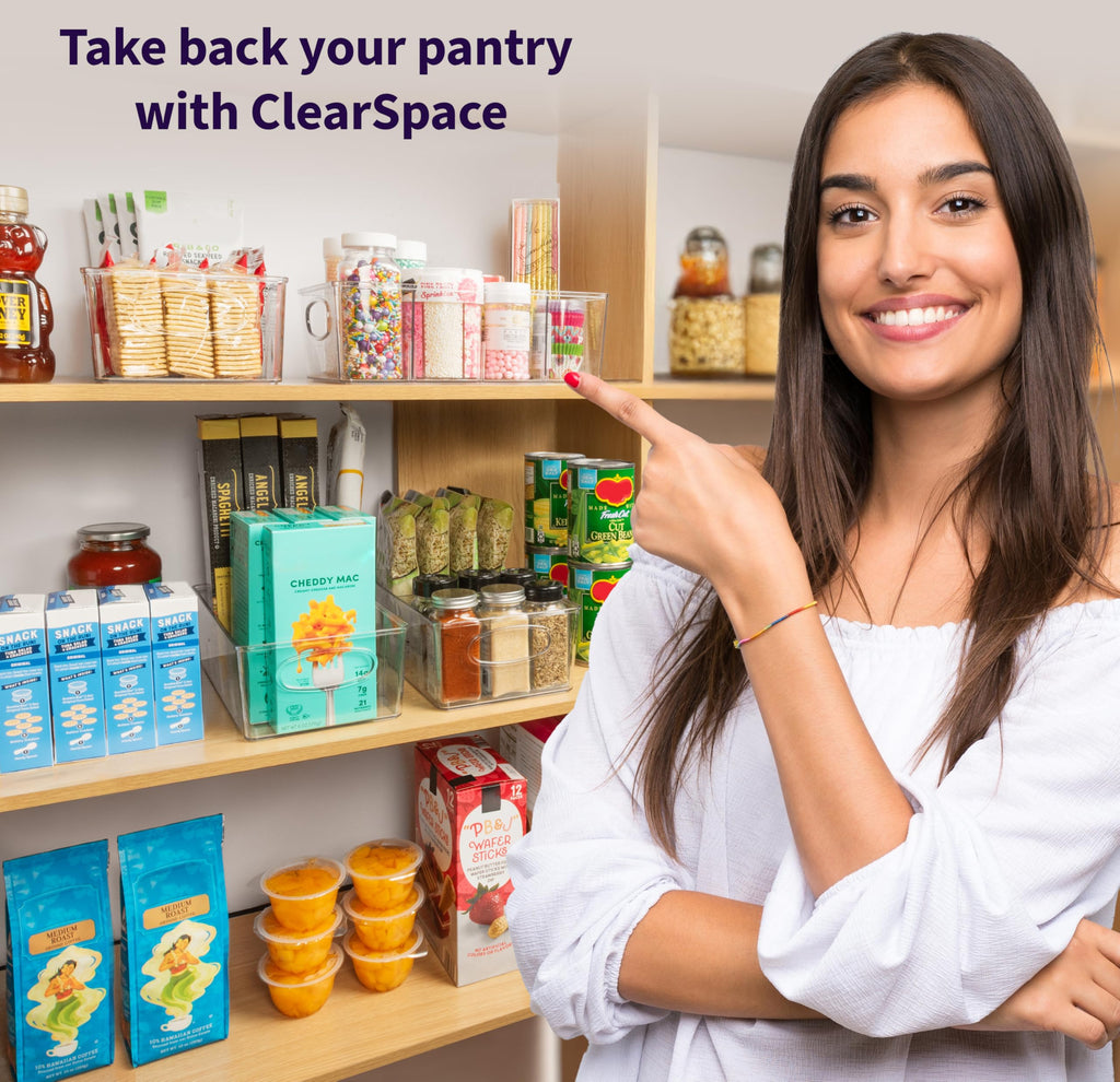 Pantry Organizers and Storage and Cabinet Organizer, 2 Pack