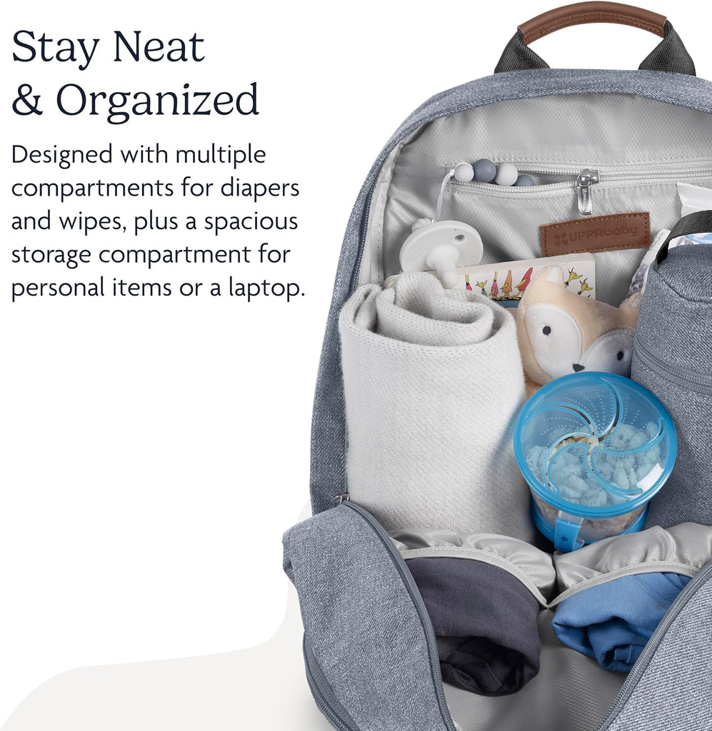 Changing Backpack/Multiple Storage Compartments/Stroller Strap Attachment/Bottle Insulator and Changing Pad
