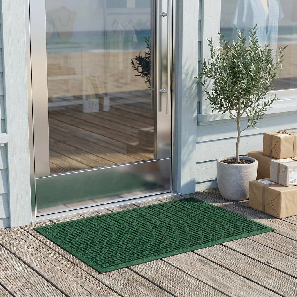 Water Trapper Doormat, 24" x 36", Green