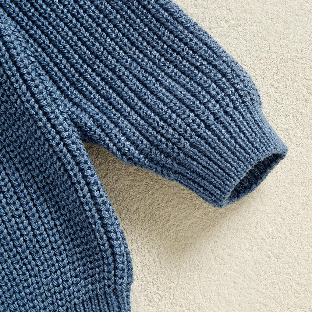 Baby Boy Girl Pullover Sweater 3 6 12 Knit Clothes Unisex Toddler Fall Winter Warm Long Sleeve Tops