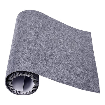 15.7x78.7inch Gray Self-Adhesive Felt Fabric Shelf Liner for Festival Decorations DIY Picture Framing and Jewelry Box