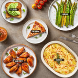 Compact 8.5Qt Air Fryer Oven - Mini Countertop Air Fryer with Adjustable Time & Temperature Controls, 800W, Includes