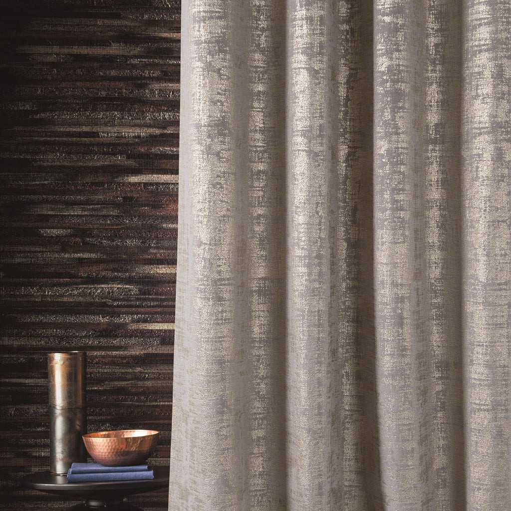100% Blackout Soft Velvet Curtains for Bedroom Living Room Thermal Energy Saving 84 Inches Long Luxury Gold Foil