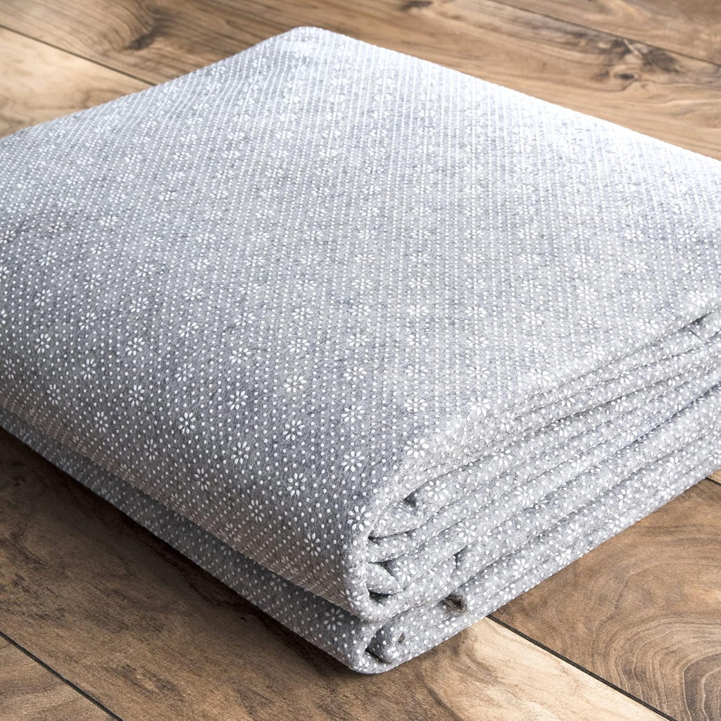 Brody Grey Solid Power Loomed Area Rug Pad, 9' x 12' - Set of 108