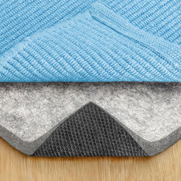 Dual Surface - 8'x10' - 1/2" Thick - Felt + Rubber - Non-Slip Backing Rug Pad - Adds Comfort and Protection - Set of 80