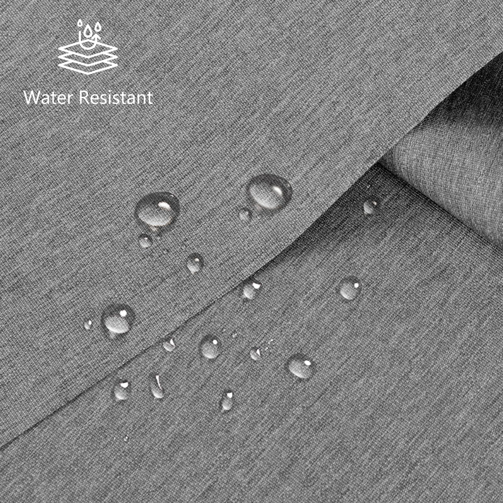 Waterproof Canvas Fabric by The Yard 600D Upholstery Fabric 58x72inch Gray