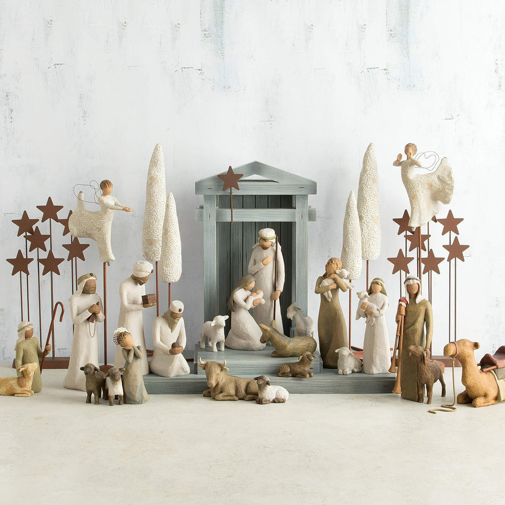 6-piece Nativity, Sculpted Hand-Painted Set of Figures
