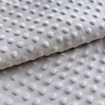 2Yard x 62Inch Minky Dot Fabric by The Yard DIY Making Supplies Quilting Patchwork Cushions Plush Fleece Fabric Minky