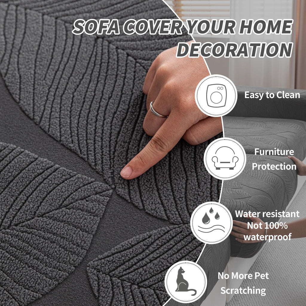 Universal Couch Cushion Covers for Sectional Sofa (1PC X‐Large)