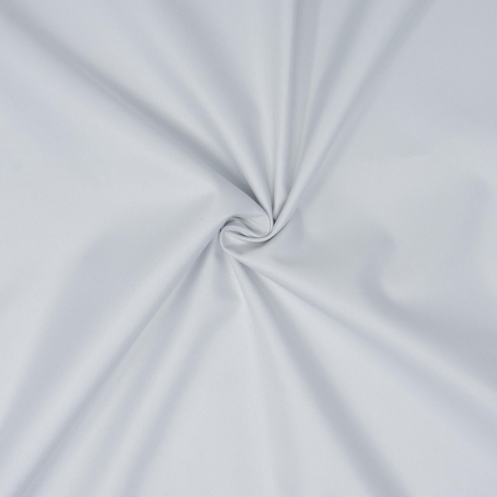 54 Inch 100% Polyester Budget Blackout Drapery Lining Fabric, Cut by Yard, White/White