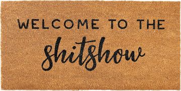 Welcome to the Shitshow Large Door Mat 48x24 Inch, Oversized Welcome Mat | Funny Home Decor, Conversation Starter