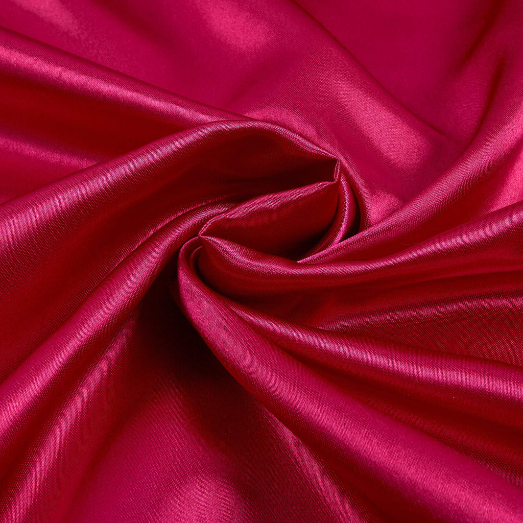 Bridal Satin Hot Pink, Fabric by the Yard