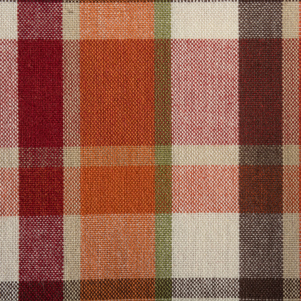 Thanksgiving & Fall Table Decoration Autumn Farmhouse Plaid, Napkin Set, 20x20, Pumpkin Spice Plaid, 6 Count