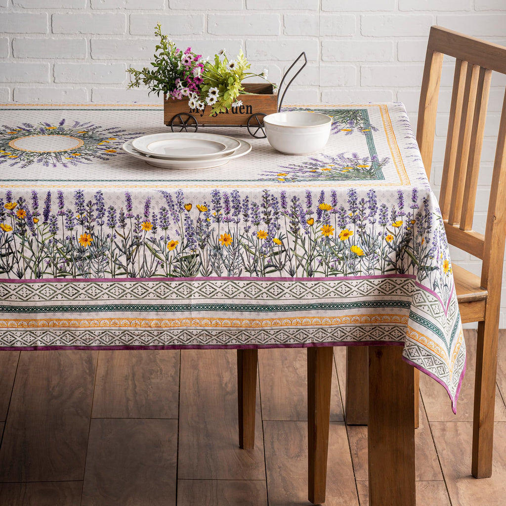 Table Cloth Square Table Reusable 100% Cotton 54"x54"