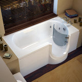 MTSI3060RWS Step In 30 by 60 by 22-Inch Soaker Bathtub Spa Right Side Door, White