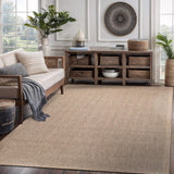 Easy Jute Rug 5x7, Indoor Outdoor Natural Color Fiber Area Rugs