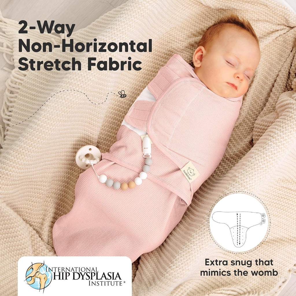 Pack Organic Swaddles for Newborns, Baby Swaddles (Roseate)