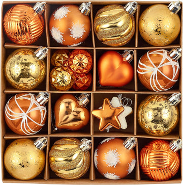 Fall Tree Ornaments Thanksgiving Decorations Home Decor - Set of 28