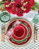CPC Tablecloth 100% Cotton 60x90 Inch Indian Block Print Rectangle Table Cover, Washable Table Cloth