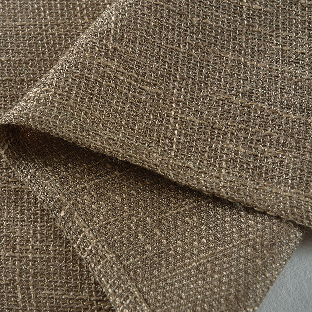 Soft Burlap Look Swag Curtains Rustic Natural Rod Pocket Kitchen Valance Curtain Panels for Small Window 63 inch