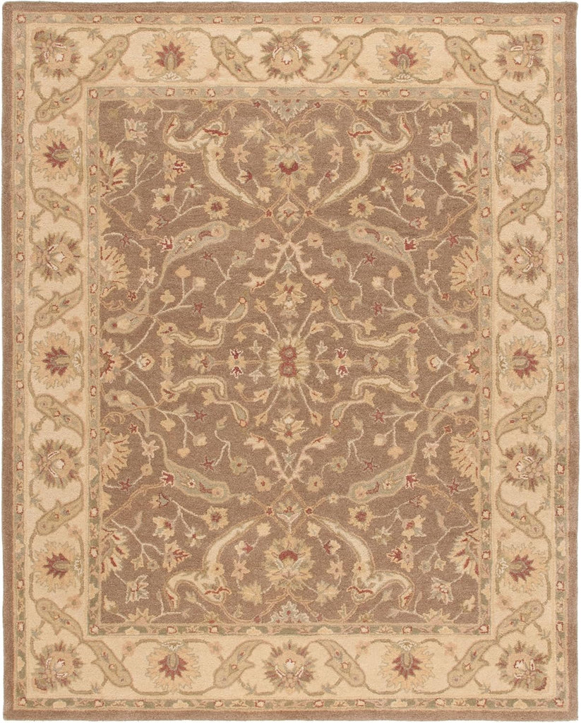 Antiquity 12' x 15' Brown / Gold Handmade Traditional Oriental Premium Wool Area Rug