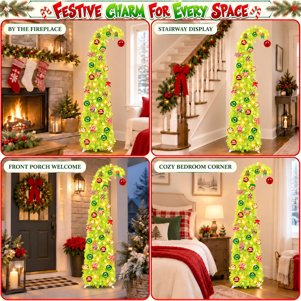 6FT Pop Up with Lights, Collapsible