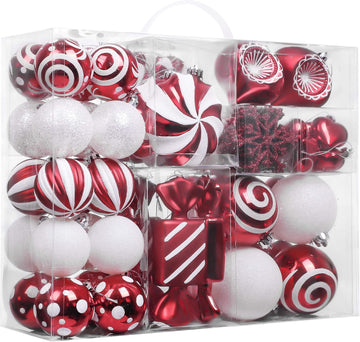 Christmas Ornaments Tree Decorations Set - Set of 108