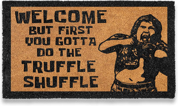 First You Gotta Do The Shuffle Doormat Outdoor 30x17 Inch Funny Welcome Mat | Funny Home Decor, Fan-Inspired Design