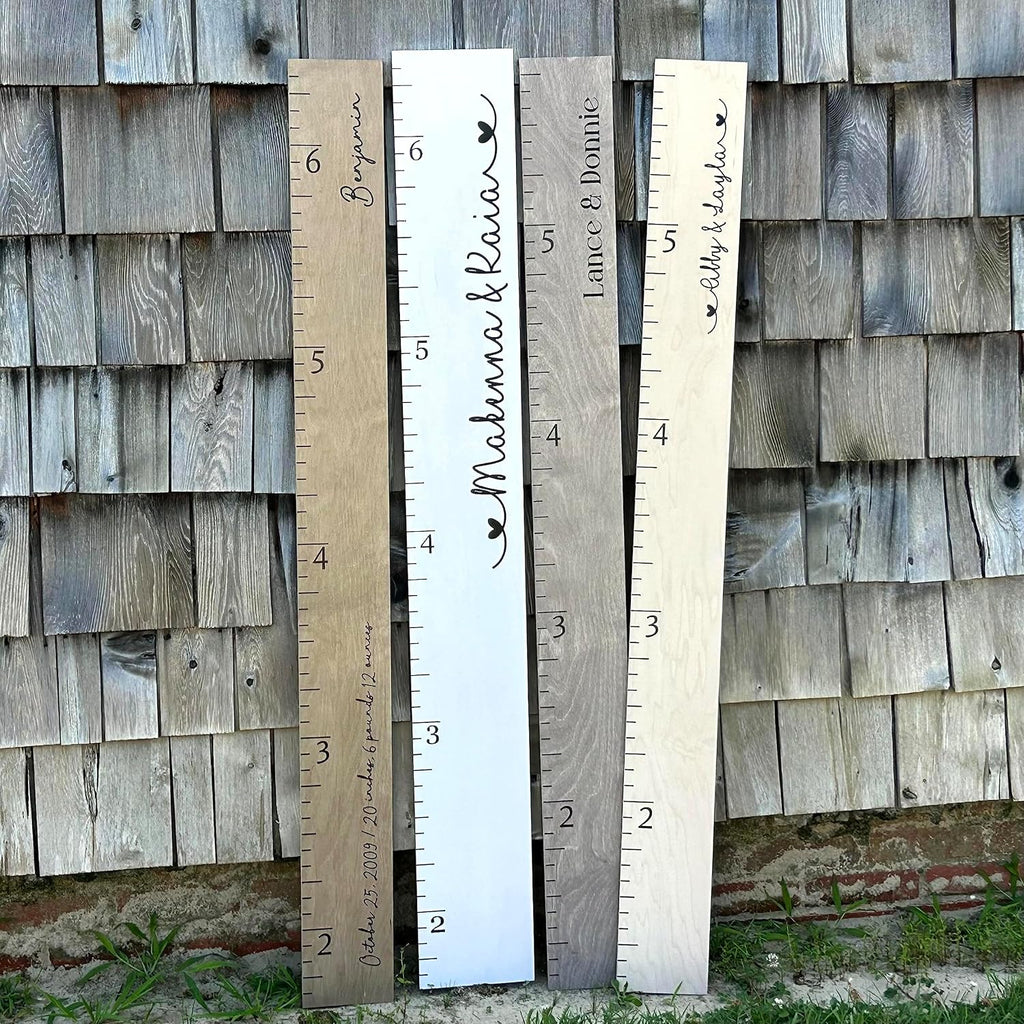 Personalized Wooden Growth Chart for Kids, Nursery Decor
