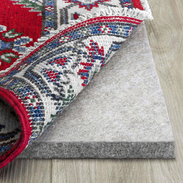 Eco-Plush - 8'x10' - 1/2" Thick - 100% Felt - Luxurious Cushioned Rug Pad - Available in 3 Thicknesses, Many Custom - Set of 80