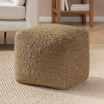 16" H x 16" W Handmade Pouf Ottoman & Couch