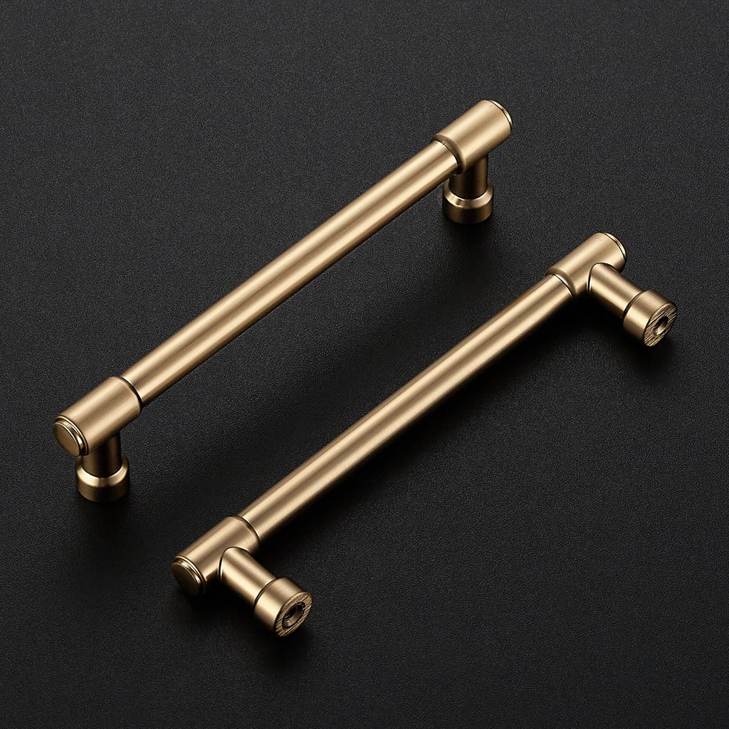 Champagne Bronze Kitchen Pulls Cabinet Handles 5 Inch 10 Pack