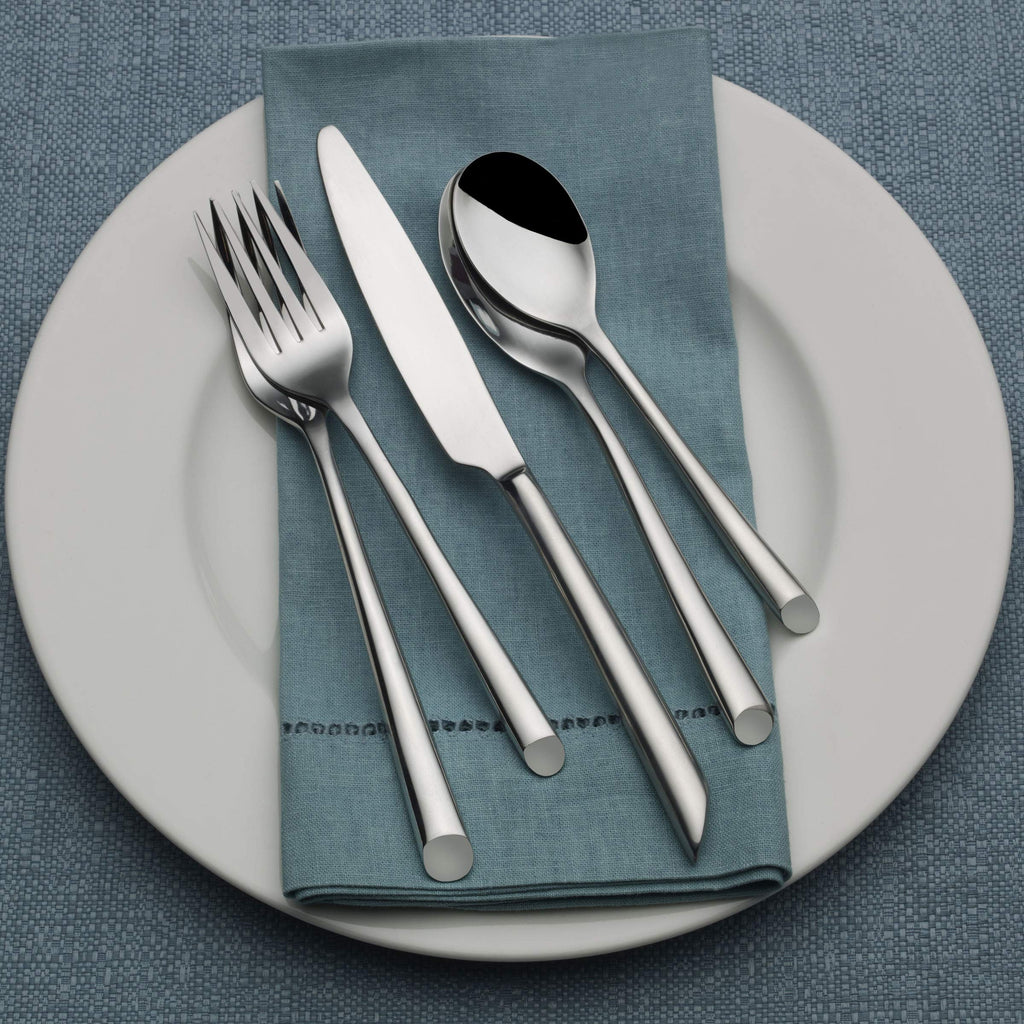Living - Wave - Wave 42-Piece Flatware Set - Silver