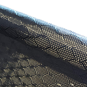 39 in x 5 FT - Bee Hive - FABRIC-2x2 Twill - 220g-Black