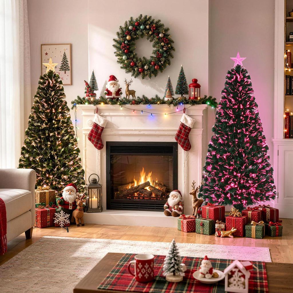 5FT Fiber Optic Christmas Tree with Top Star