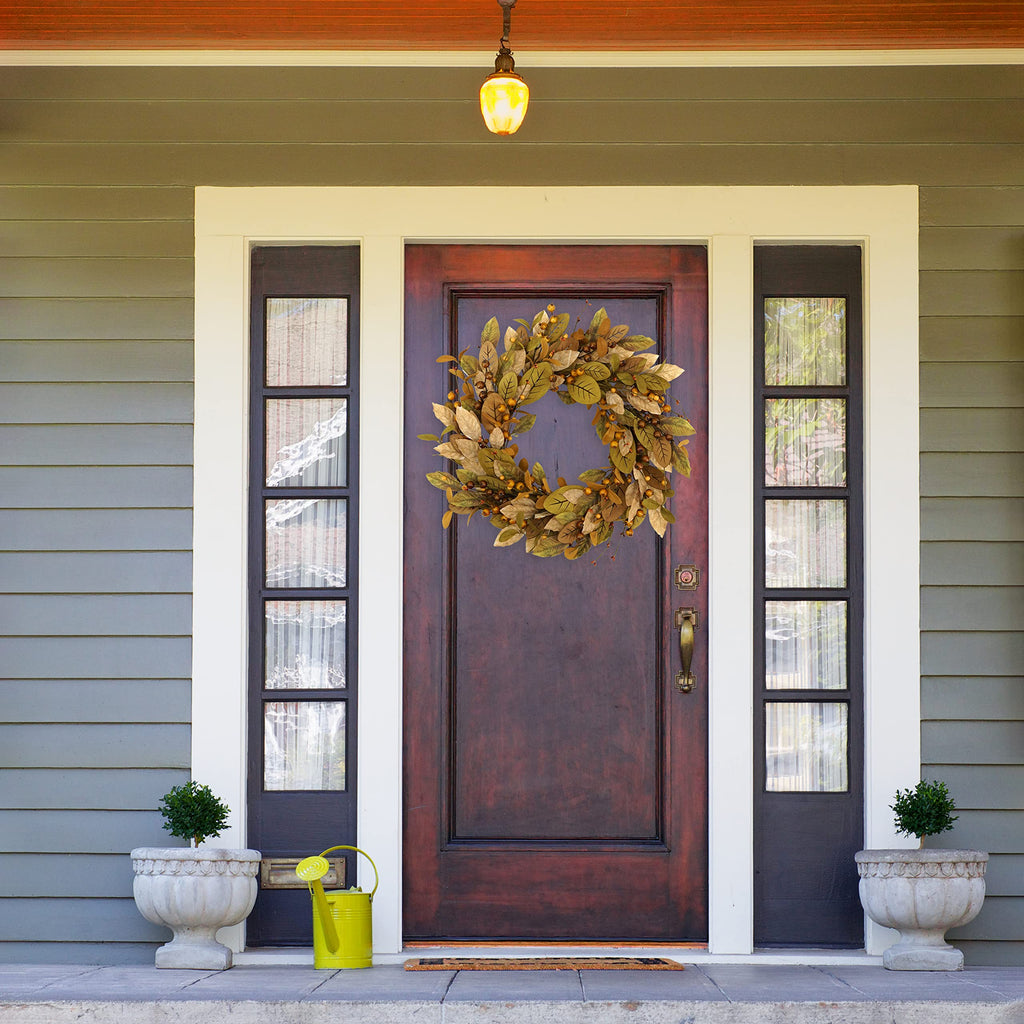 20'' Fall Wreath Autumn Wreath for Front Door Porch Home Decor