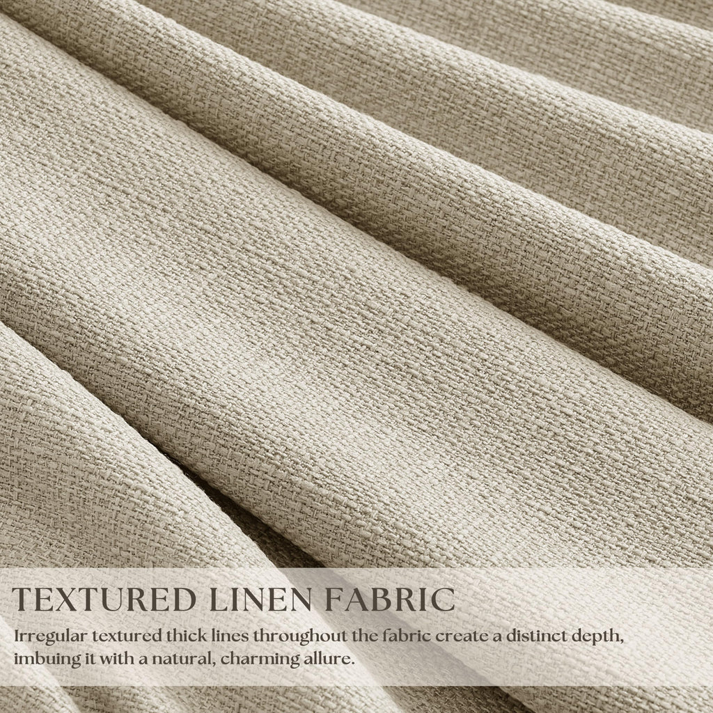 Oatmeal Beige Extra Wide Blackout 60 x 102 Inch Pinch Pleat Curtain 1 Panel