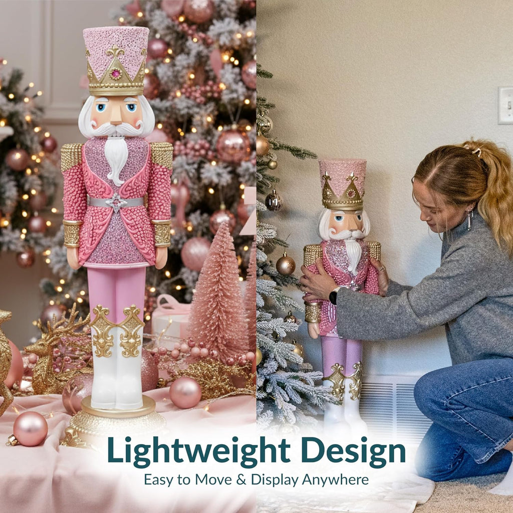 Kenneth the Princely 3ft Nutcracker Statue, Christmas Decoration