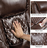 Power Zero Gravity Recliner Chair for Adults Breathable Leather Electric Recliners Adjustable Home Theater Seating