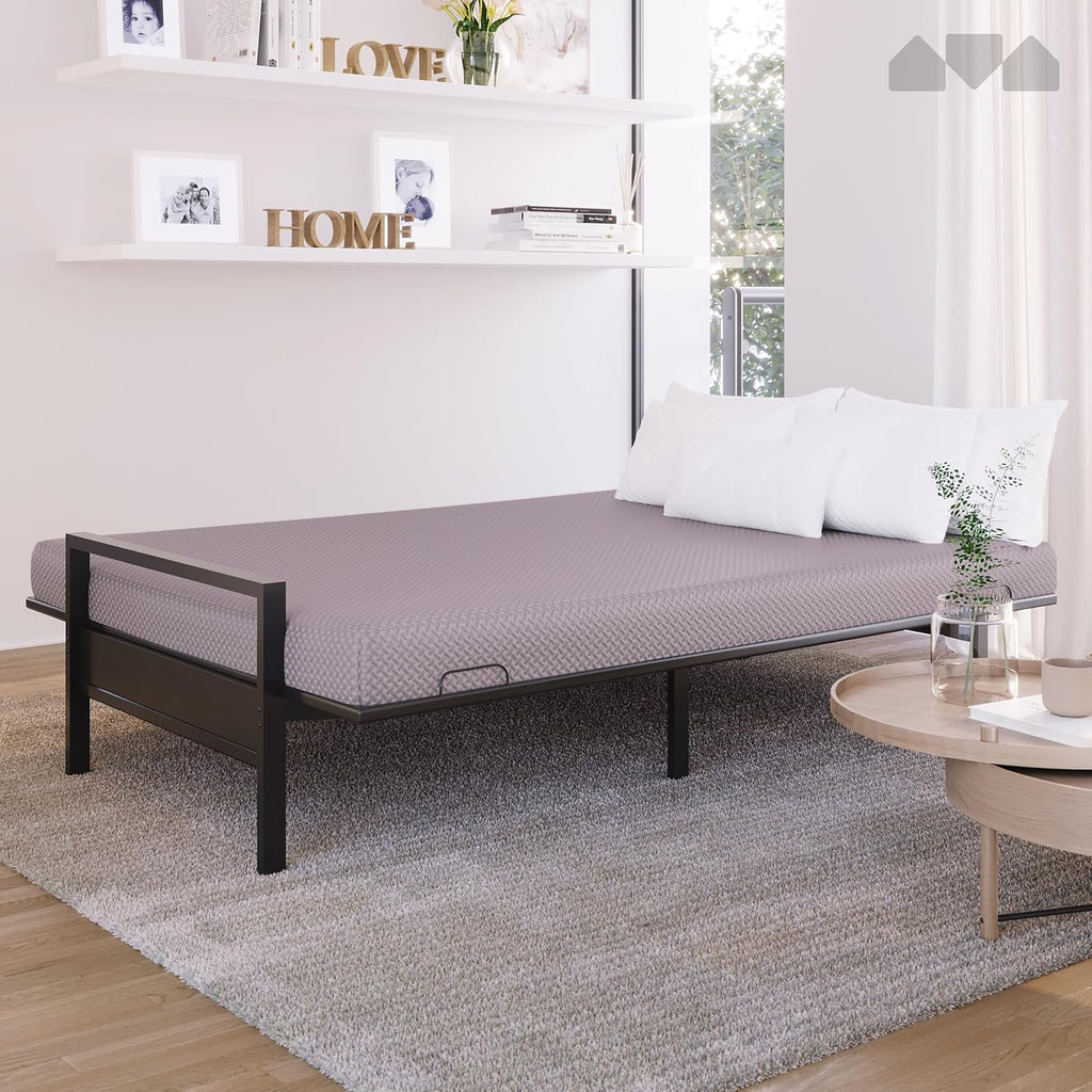 Memory Foam Futon Mattress - (Frame Not Included) (Grey)