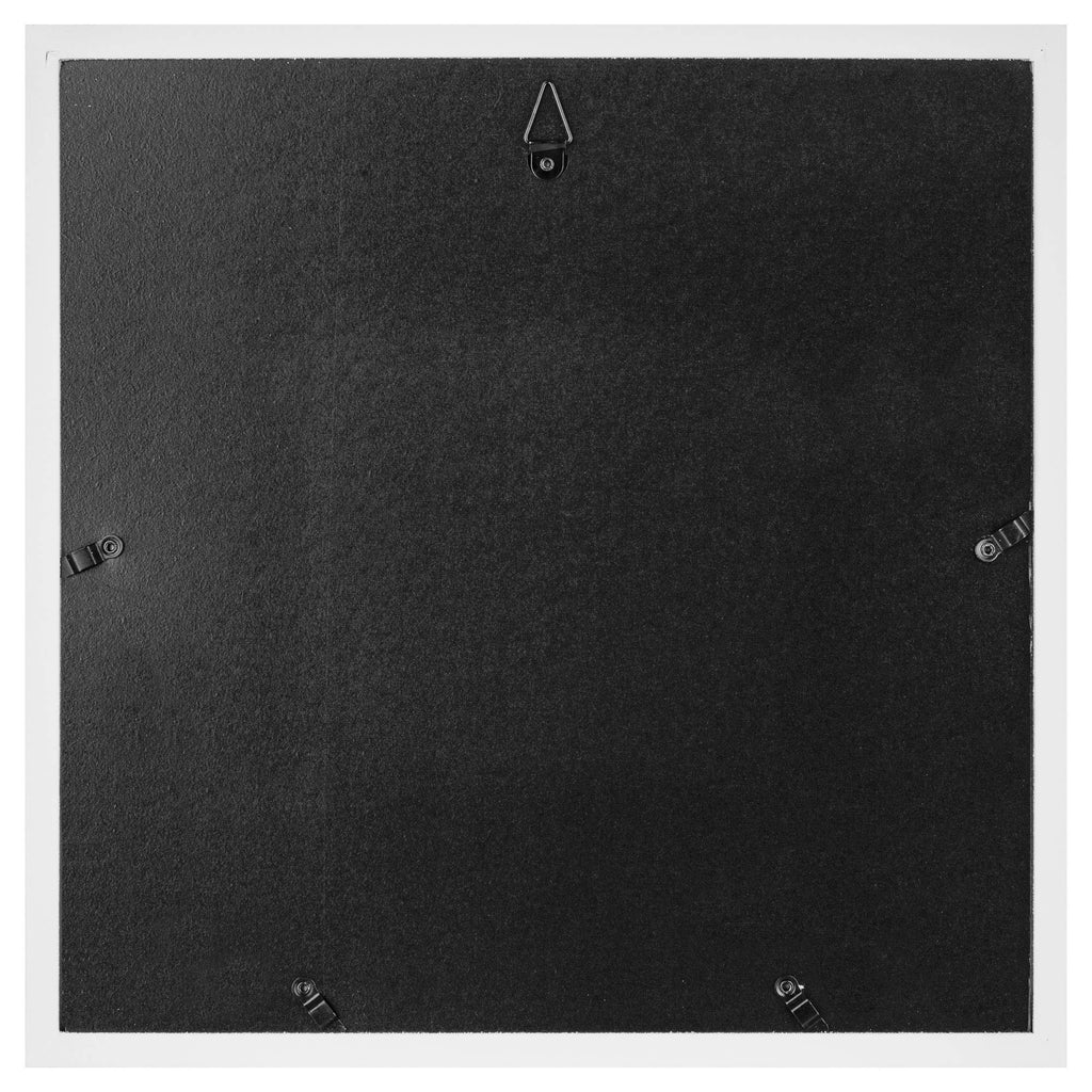 Perfect - 12-Piece White Square Photo Frame - Set with Hanging Template - Wall Gallery Kit - 16.5"x10.2"x16.7"