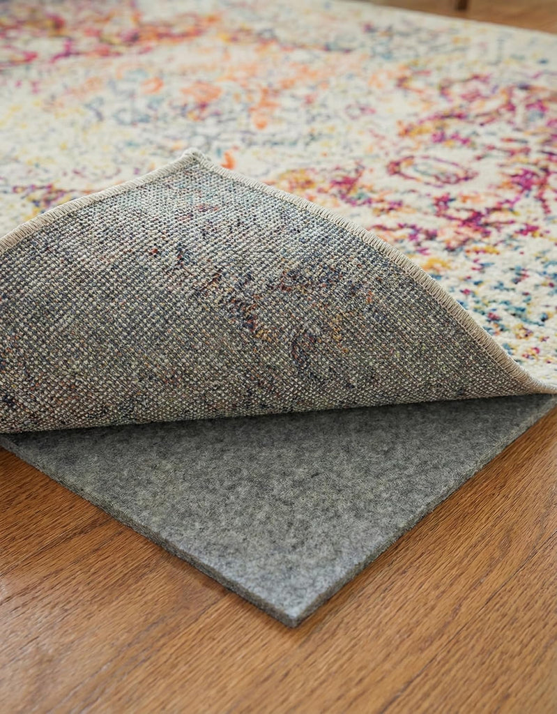 3' x 5' Oval Everyday Performance Rug Pad 1/4" Thick Felt & Non-Slip Backing Perfect for Any Flooring Surface