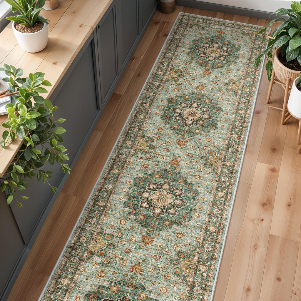 Washable Oriental Hallway Runner Rug: Rug Soft Carpet
