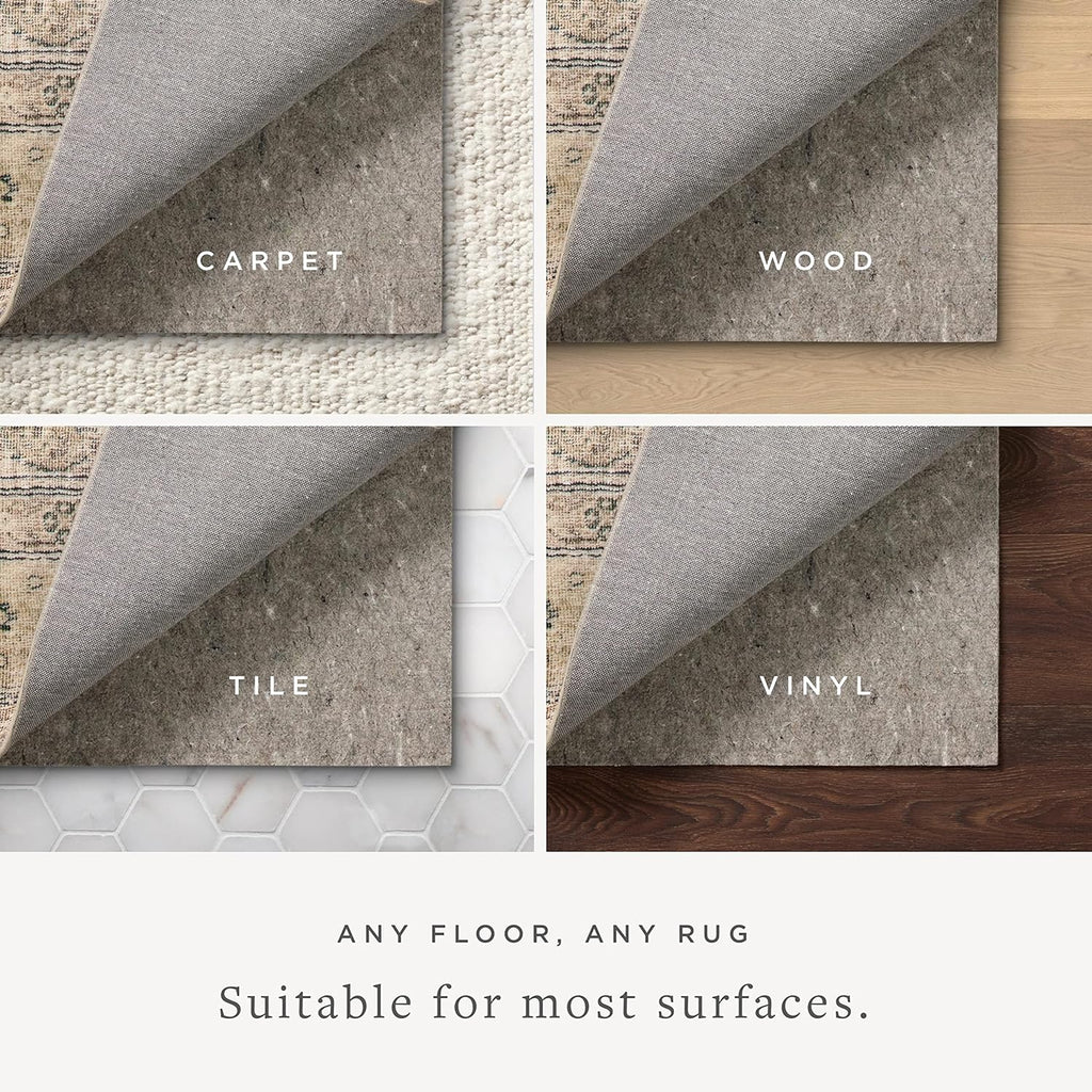 Grip 1/8" Grey 2'-0" x 8'-0" Rug Pad - Set of 11