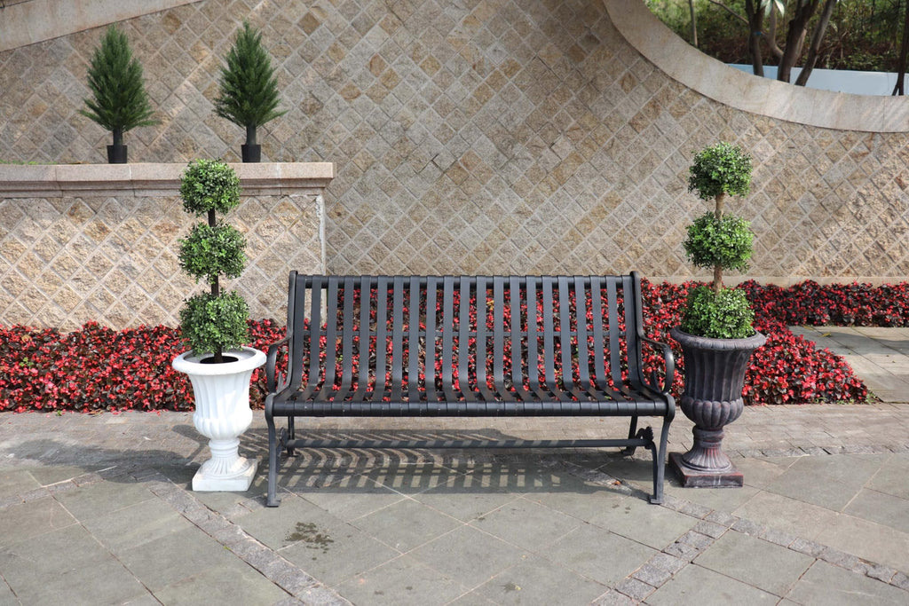 2 Pack 3ft Artificial Outdoor Boxwood Topiary Trees, UV Resistant Triple Ball Shape Fake Plants