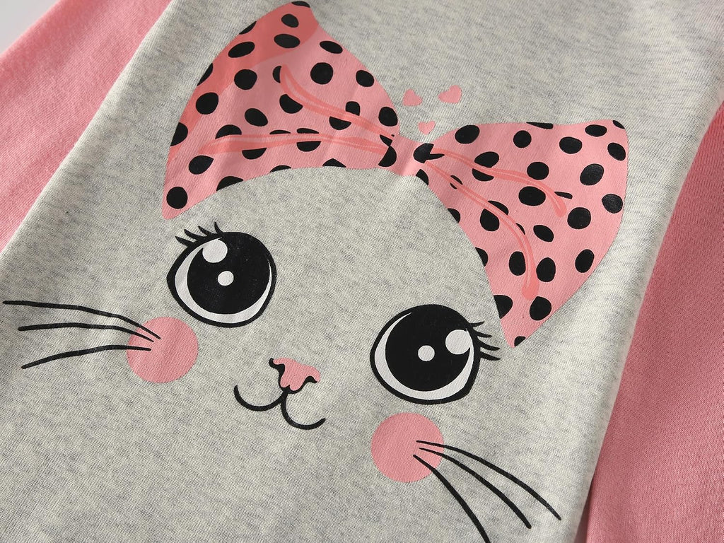 Boys and Girls Soft Pajamas 100% Cotton Toddler Pjs Long Sleeve Kid Sleepwear Sets