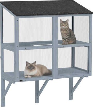 Cat Catio Expandable Window Box Enclosure, All Weather Use, 39" L
