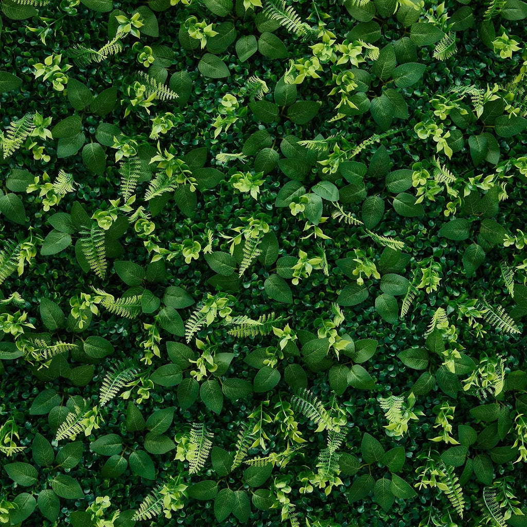 Artificial Flower Wall 8x8ft Green Grass Backdrop for Wedding, Baby Shower, Party, Birthday & Home Decor, Easy &