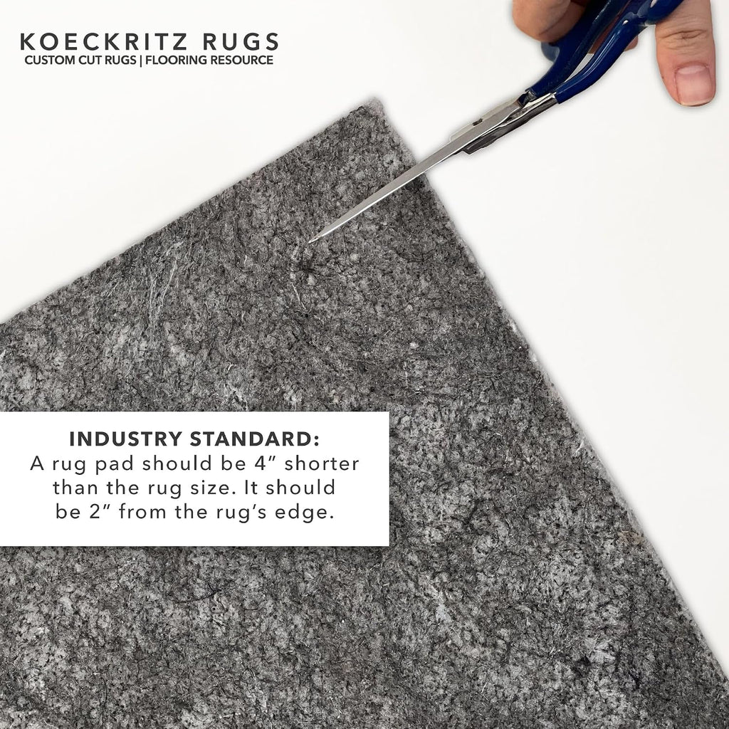 Duo-Lock Felt & Rubber Non-Slip Rug Pad, 7' x 7'